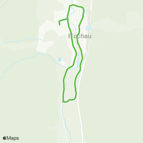Salzburg Verkehr Skibus F1 Flachau Ortsrunde map