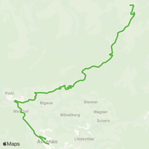 Salzburg Verkehr Schibus Postalm - Abtenau - Rußbach - Annaberg-Lungötz gültig von 23.12.2023 bis 10.03.2024 map