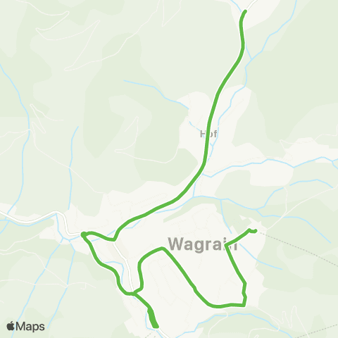 Salzburg Verkehr SW Ortsbus Wagrain map