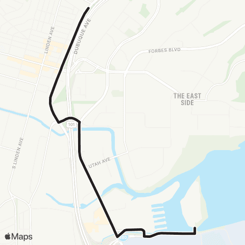 SamTrans Safe Harbor Shelter map