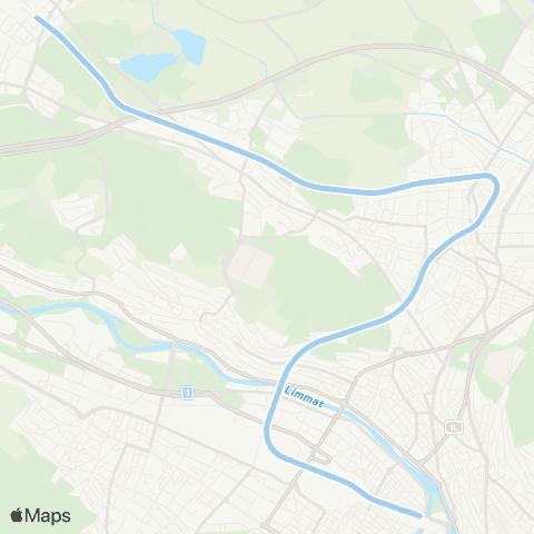SBB CFF FFS Regensdorf-Watt - Zürich HB map