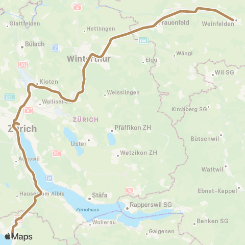 SBB CFF FFS Thayngen - Schaffhausen map