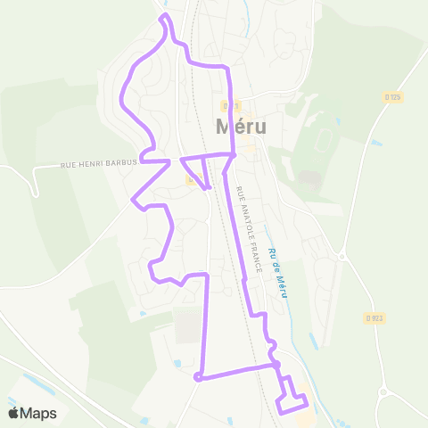 Sablons Bus Gare routière map