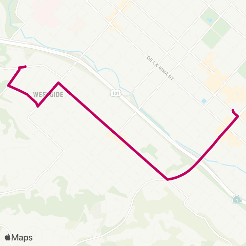 MTD West Santa Barbara map