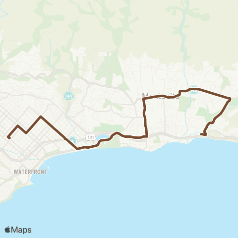 MTD Montecito map