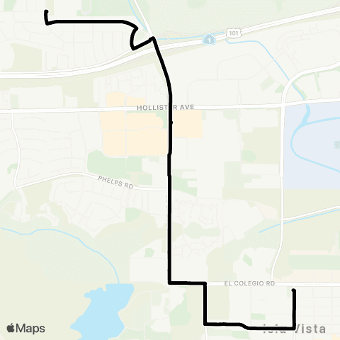 MTD Dos Pueblos High School map