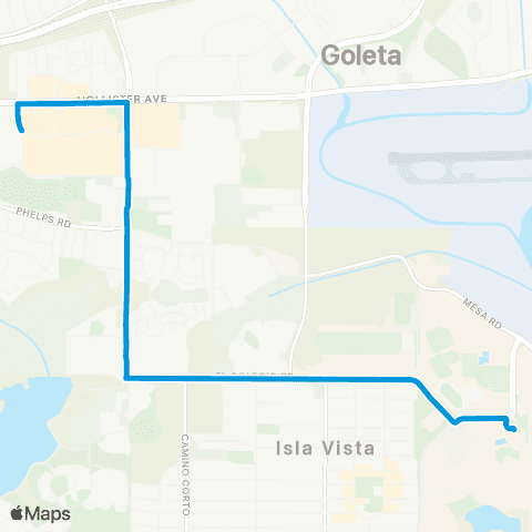 MTD UCSB Shuttle map