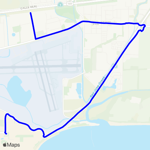 MTD Flm East Goleta map