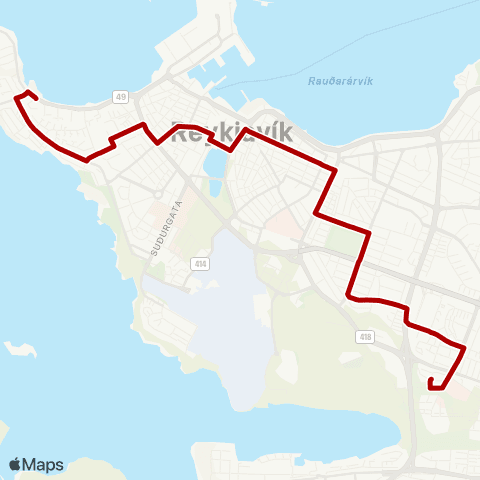 Strætó Sléttuvegur - Öldugrandi map