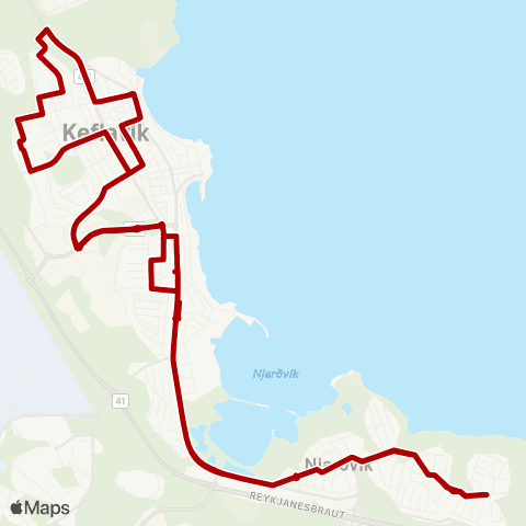 Strætó Miðstöð - Heiðarsel map
