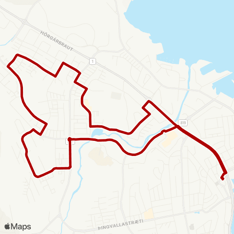 Strætó Giljahverfi - Síðuhverfi map