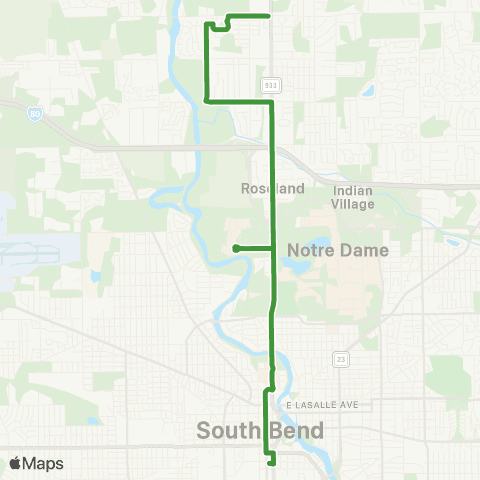 Transpo North Michigan map