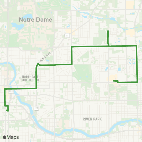 Transpo Corby-Town and Country map