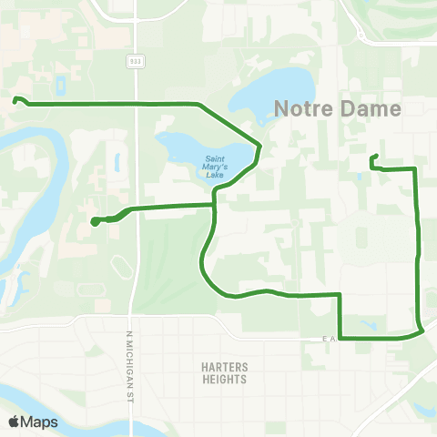 Transpo Campus SWEEP map