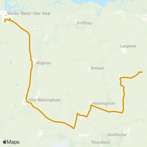 Sanders Coaches Holt Road - Primary School map