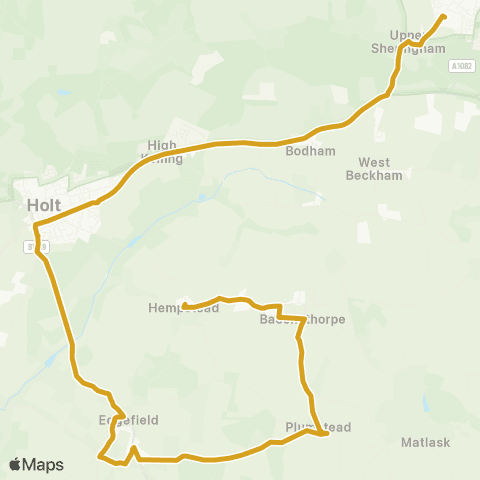 Sanders Coaches Old Rectory - High School map