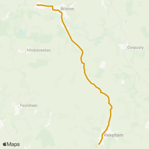 Sanders Coaches Bus Shelter - Whitwell Road map