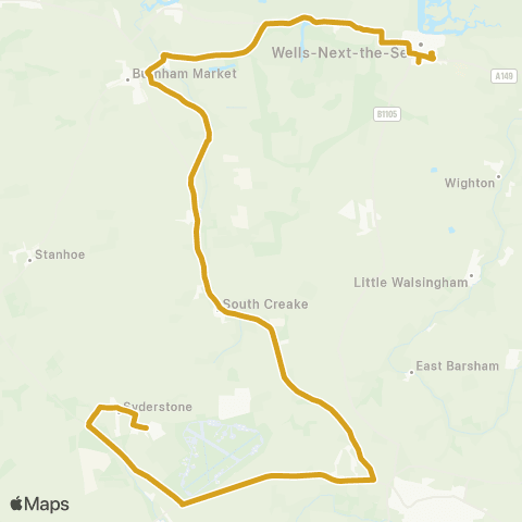 Sanders Coaches Blenheim Park School - Primary School map