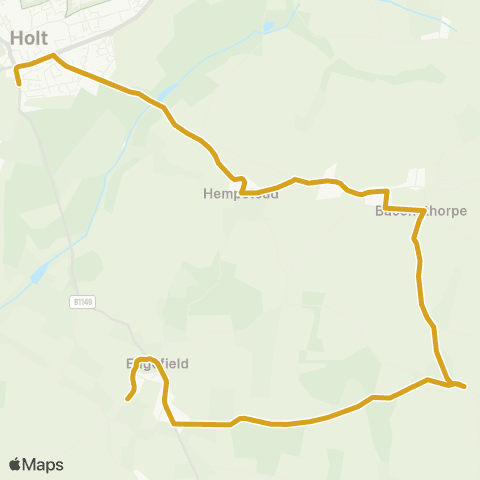 Sanders Coaches Old Rectory - Police Station map