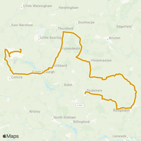 Sanders Coaches Post Office - Morrisons map