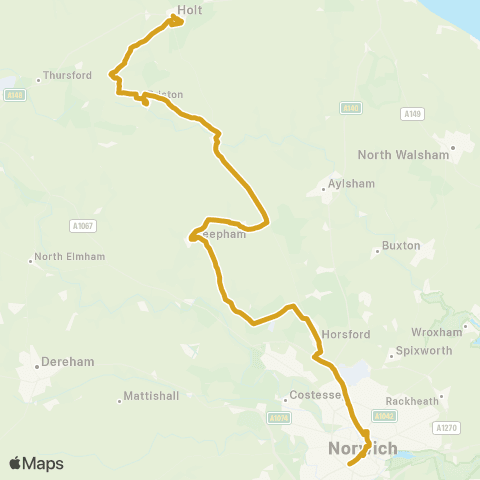 Sanders Coaches Bus Station - Hospice Shop map