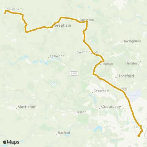 Sanders Coaches Baptist Church - Bus Station map