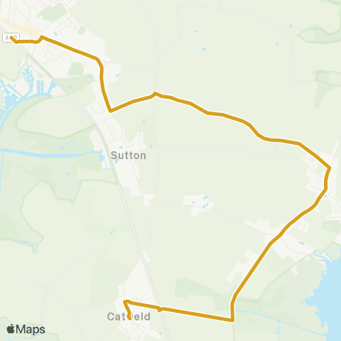 Sanders Coaches Tesco - Village Hall map