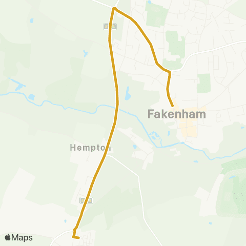 Sanders Coaches Oak Street - Green Lane map