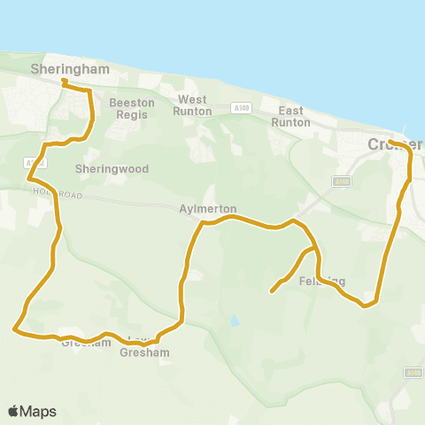 Sanders Coaches Railway Approach - Travel Hub map