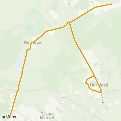 Sanders Coaches Nursery - High School map