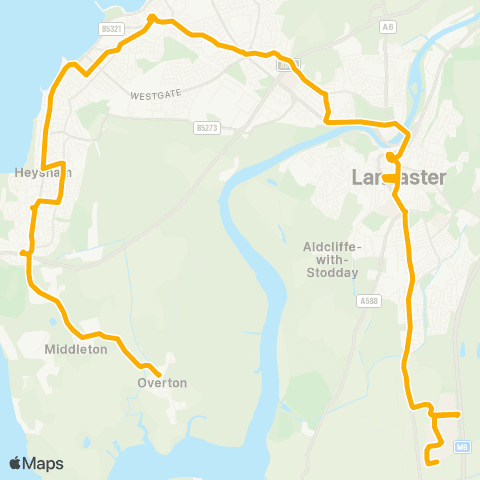 Stagecoach Cumbria and North Lancashire Bus Station - Towers map