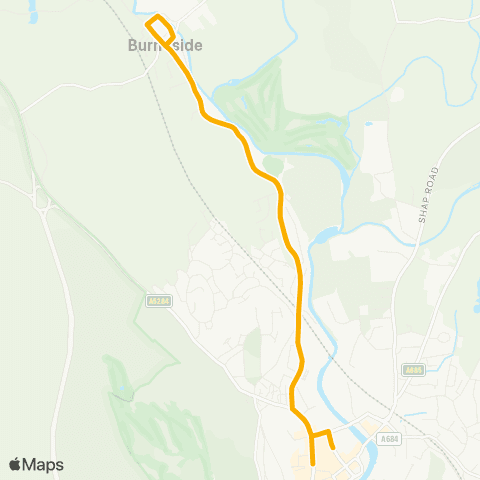 Stagecoach Cumbria and North Lancashire Bus Sta (Ken) - Westmorland Shopping Ctr map