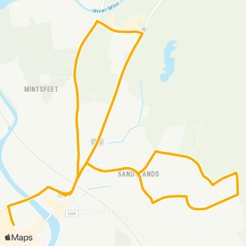 Stagecoach Cumbria and North Lancashire Bus Station (Ken) - Blackhall Road map