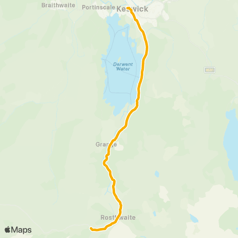 Stagecoach Cumbria and North Lancashire National Trust Car Park - Bus Sta (K) map