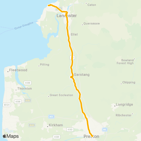 Stagecoach Cumbria and North Lancashire Preston College Grounds - Bus Station map