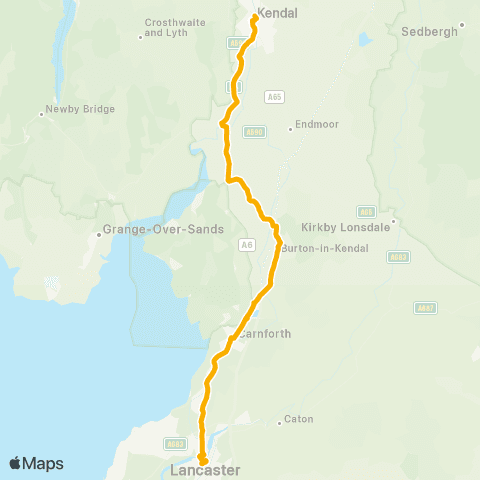 Stagecoach Cumbria and North Lancashire Bus Station (K) - Blackhall Road map