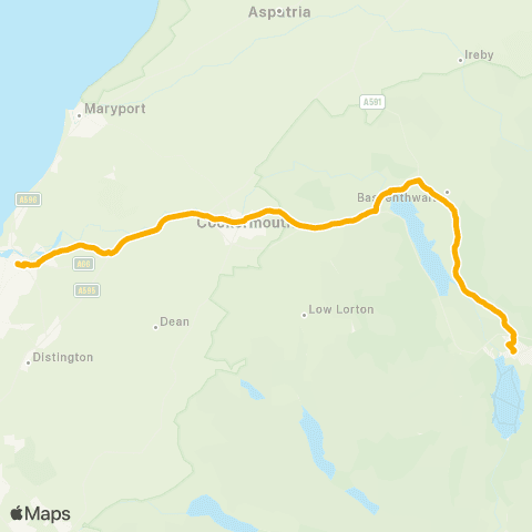 Stagecoach Cumbria and North Lancashire Bus Station (K) - Bus Station (W) map