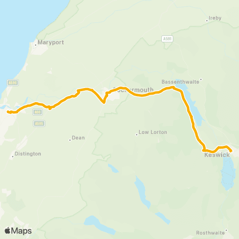Stagecoach Cumbria and North Lancashire Bus Station (W) - Bus Station (K) map