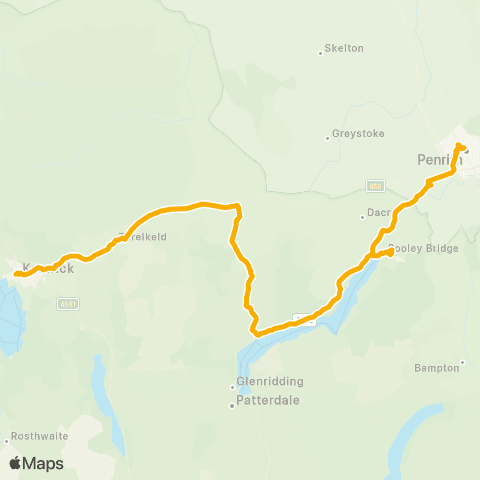 Stagecoach Cumbria and North Lancashire Bus Station (K) - Road End map