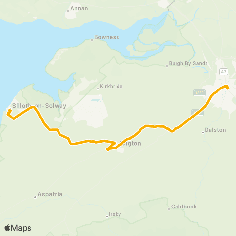 Stagecoach Cumbria and North Lancashire Solway Street - Bus Station (Ca) map