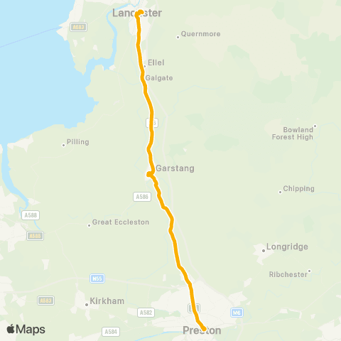 Stagecoach Cumbria and North Lancashire Turning Circle - Royal Grammar School map