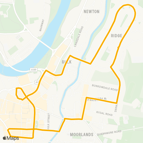 Stagecoach Cumbria and North Lancashire Bus Station - Bus Station map