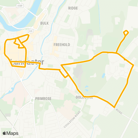 Stagecoach Cumbria and North Lancashire Bus Station - Bus Station map