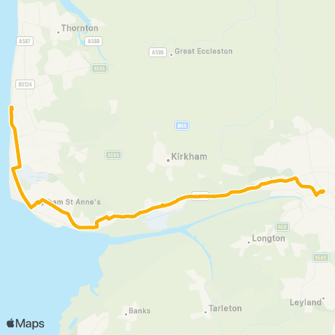 Stagecoach Cumbria and North Lancashire Bus Station - Market Street map