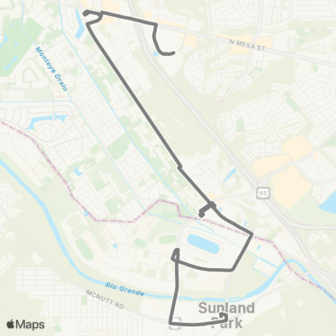 SCRTD Silver Line map
