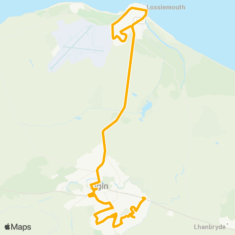 Stagecoach Bluebird Reiket Lane - Reiket Lane map