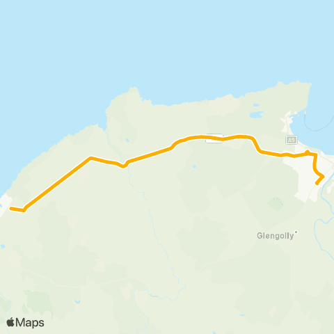 Stagecoach Bluebird Bank of Scotland - Bus Stance map