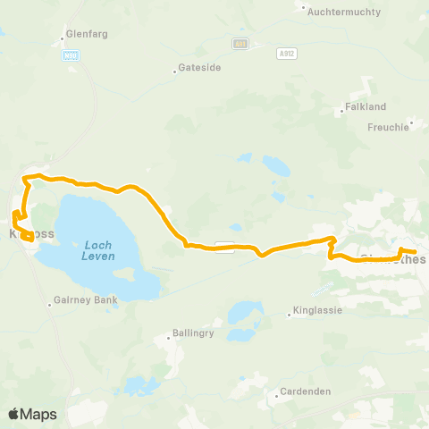 Stagecoach East Scotland Bus Depot - Ross Street map