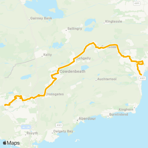 Stagecoach East Scotland Bus Station - Inverarity Crescent map