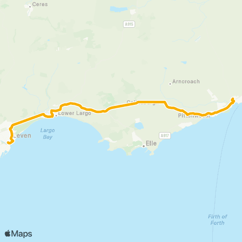 Stagecoach East Scotland Bus Station - Waid Community Campus map